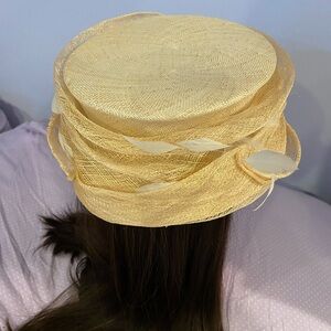 Cream Straw Hat Classic Accessory